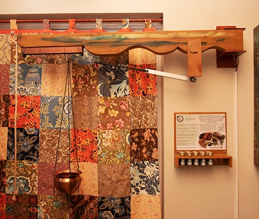 Suporte para Shirodhara