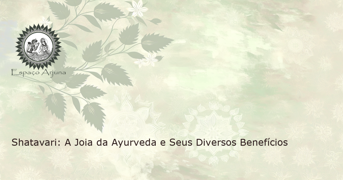 Desenho representando a erva Shatavari em sua habitação natural com folhas verdes e delicadas, pequenas flores brancas