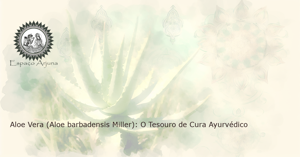 Ilustração realista de uma planta de Aloe Vera sob o sol sereno, ressaltando suas folhas verdes e espessas e seu gel de cura claro