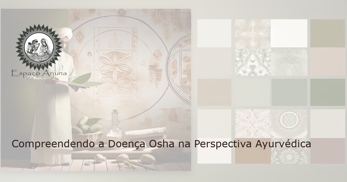Sala de clínica Ayurvédica autêntica com um médico segurando e examinando ervas de Osha