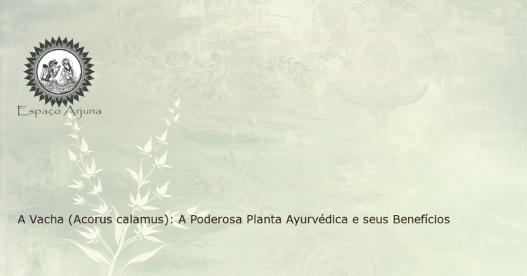 Illustration of the medicinal plant Acorus calamus, also known as Vacha in Ayurvedic medicine.