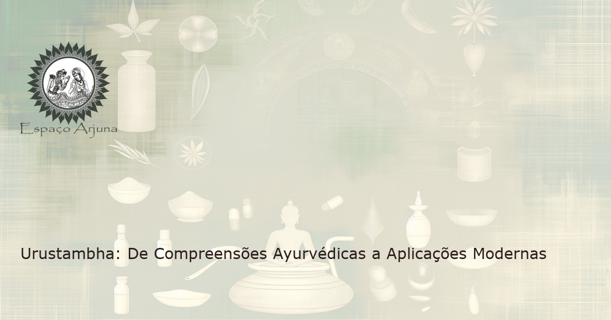 Realistic image of an Ayurvedic clinic, focusing on the treatment of Urustambha.