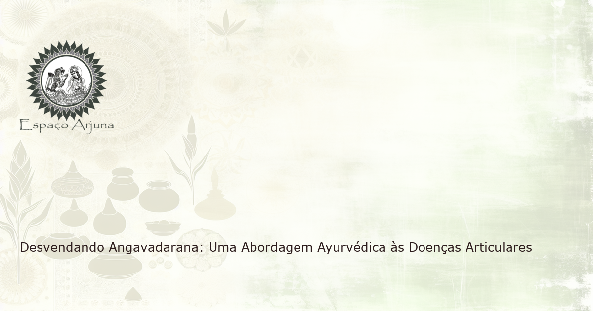 Traditional Ayurvedic clinic setup with herbal plants and therapy instruments