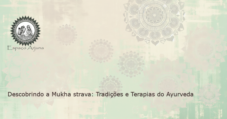 Traditional Ayurvedic clinic setup with herbs and serene healing ambiance for Mukha strava