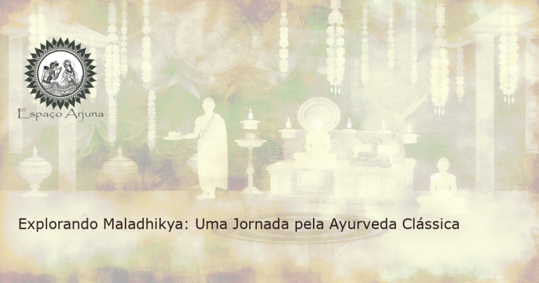 Ayurvedic clinic setup for traditional therapies with various herbal medicines laid out