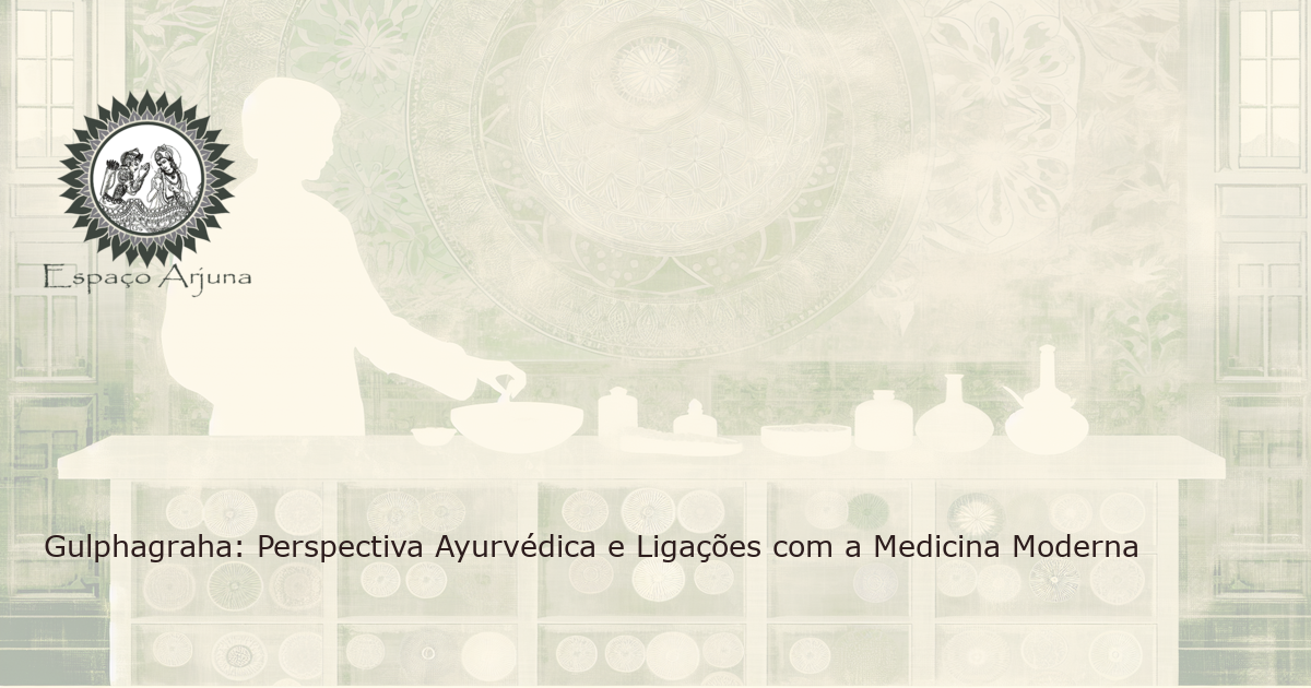 An Ayurvedic clinic with various herbs and a healer preparing a treatment