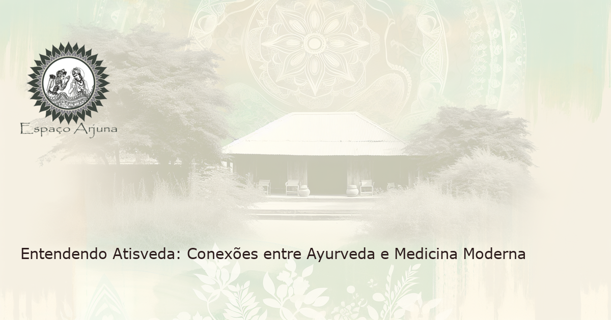 Serene Ayurvedic clinic with traditional herbs