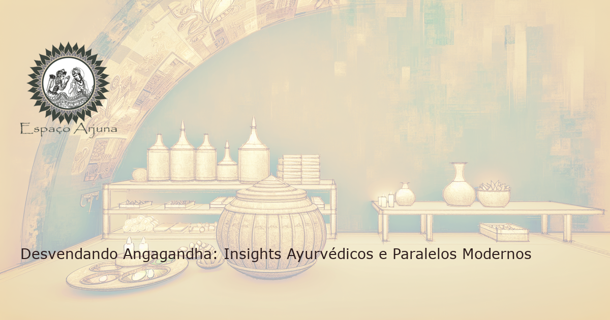 Traditional Ayurvedic consultation room with herbs and oils