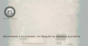 Traditional Ayurvedic treatment setup with ancient texts and healing herbs