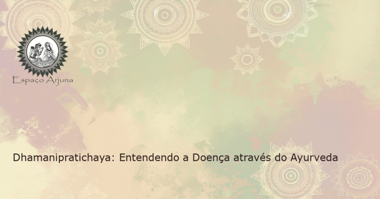 Interior de uma clínica ayurvédica com práticas tradicionais de cura