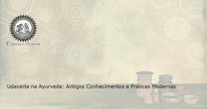 Um cenário clínico ayurvédico autêntico com preparações de ervas