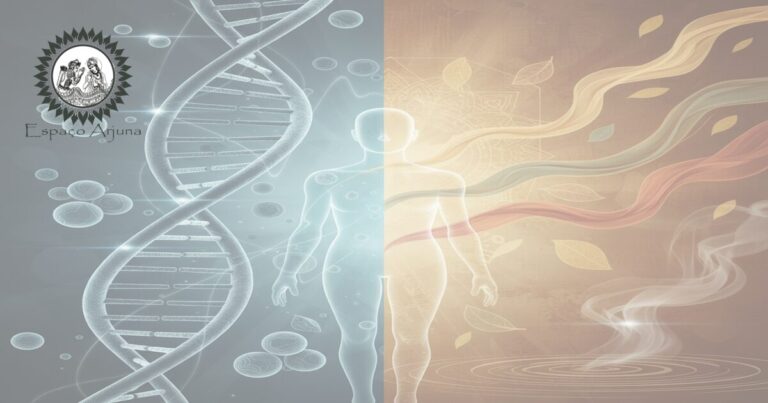 Ilustração sobre câncer em diálogo entre Ayurveda e oncologia