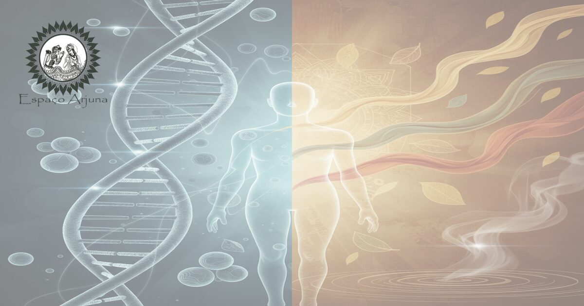 Ilustração sobre câncer em diálogo entre Ayurveda e oncologia