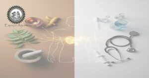 Ilustração comparativa sobre diabetes e conceitos ayurvédicos (prameha/madhumeha).