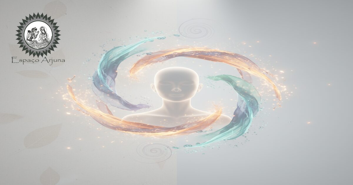 Diagrama dosha: vāta, pitta e kapha