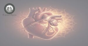 Diagrama comparativo sobre infarto e perspectivas ayurvédicas (Hṛdroga).