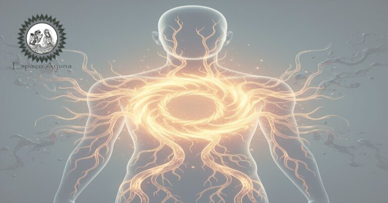 Representação simbólica de agni, o fogo digestivo