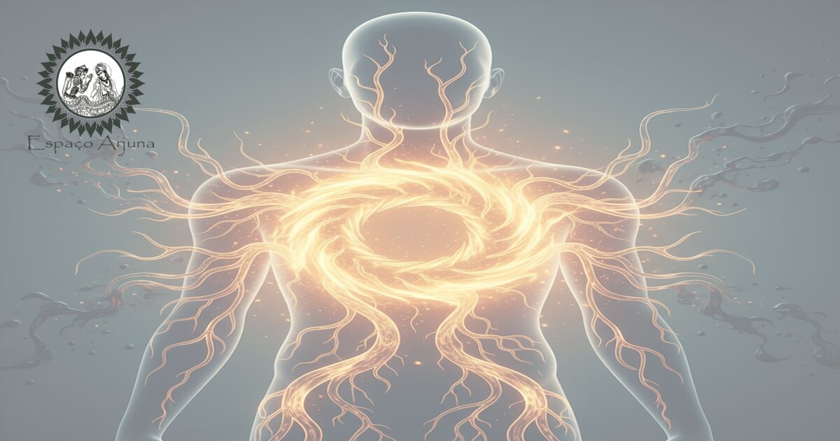 Representação simbólica de agni, o fogo digestivo