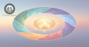 Ilustração sobre agni e ritmos diários no Ayurveda