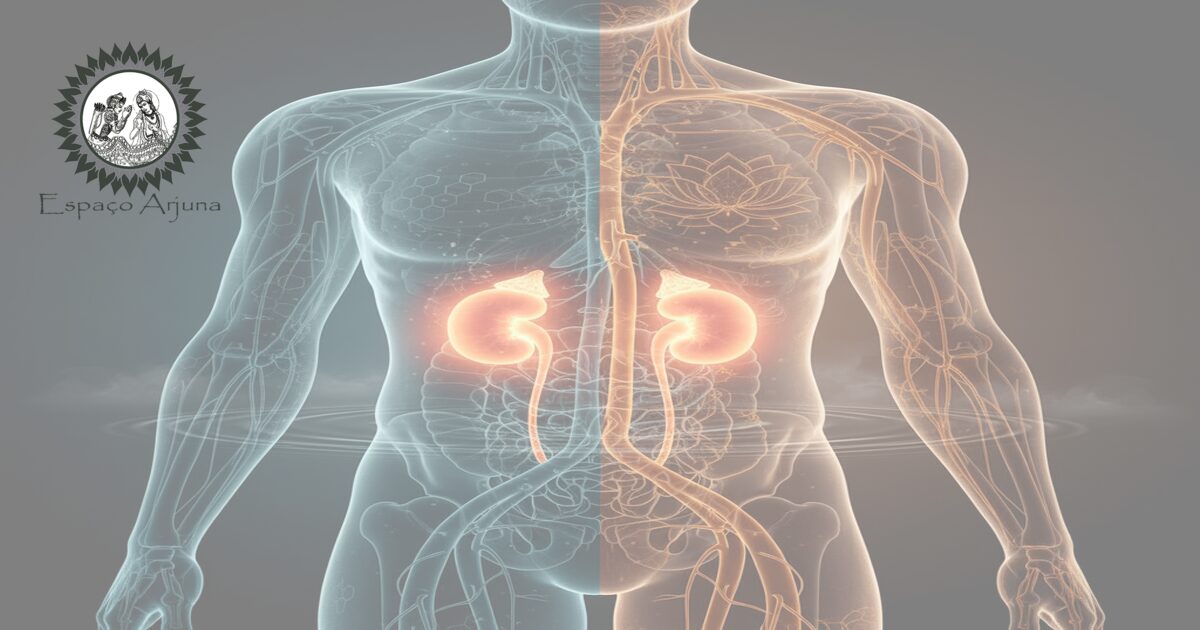 Esquema comparativo sobre doenca-renal-cronica e conceitos ayurvédicos