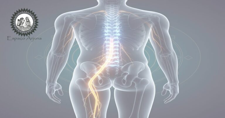 Comparação entre abordagens biomédica e ayurvédica para ciatalgia e hérnia de disco lombar