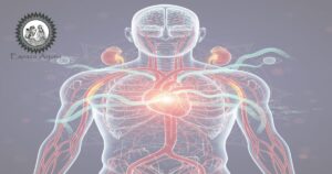 Ilustração dos srotas comprometidos pela hipertensão e influência dos doṣa