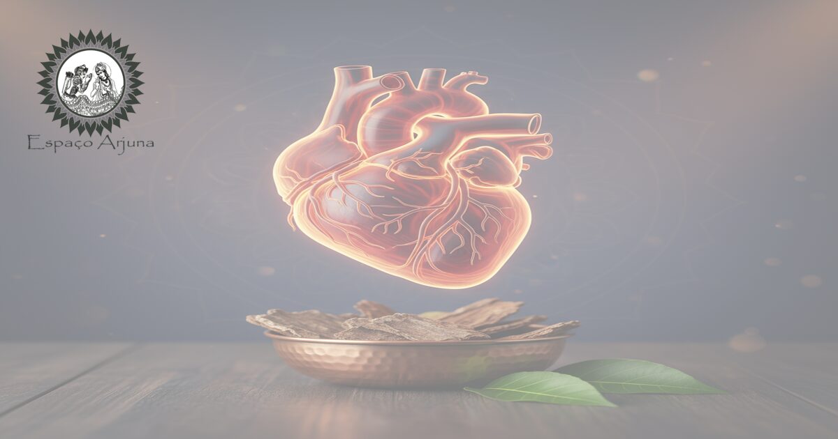 Ilustração conceitual de Hridroga e circulação coronariana