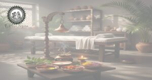 Sesión de Pañcakarma centrada en snehana y movilización de āma antes del procedimiento