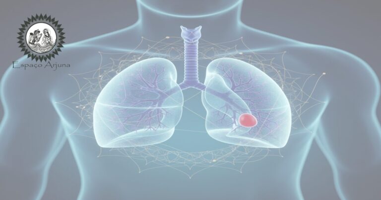 Ilustração sobre tromboembolismo e sua interpretação pela medicina biomédica e pelo Ayurveda.